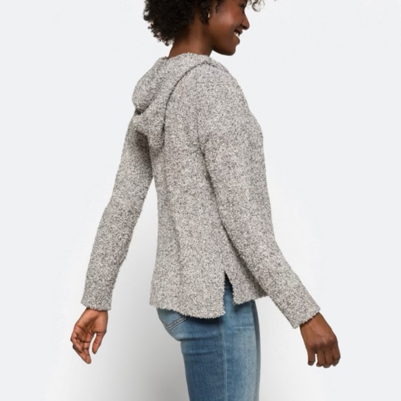 Women's Zip Up Cardigan, M, EUC, Hood, Heather gray - Picture 11 of 11